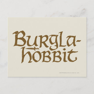 Burgla Hobbit Postcard