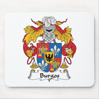 Burgos Family Crest Mouse Pad