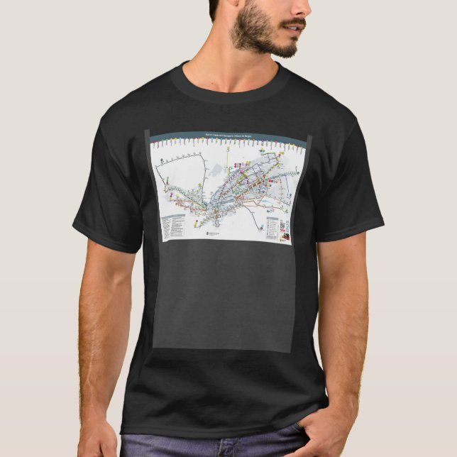 Burgos  Line Map  Spain  HD T-Shirt (Front)
