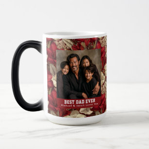 Burgundy Amaryllis Nature Father Daddy Celebration Color Morph Mug