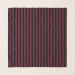 Burgundy and black stripes scarf<br><div class="desc">Burgundy and black stripes</div>