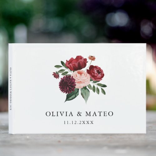 Burgundy and Blush floral Wedding
