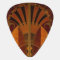 Burgundy and Gold Art Deco Standard Guitar Pick