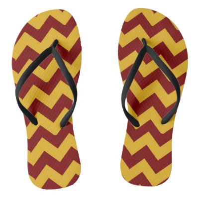 Burgundy and Gold Chevron Stripes