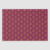 Burgundy and Gold Christmas Tree