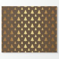 Burgundy and Gold foil Christmas Wrapping Paper | Zazzle