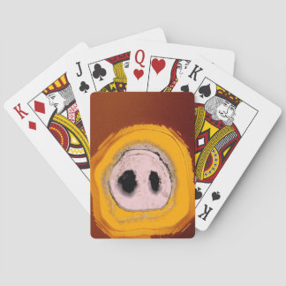Burgundy and Gold - Hoggettes Tribute Poker Cards