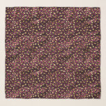 Burgundy and Gold Leopard Series Design 1 Scarf<br><div class="desc">The Blue and Gold Leopard Series Design: Designs for the Safari dreamer, the one who wants to decorate with safari inspired dreams.</div>
