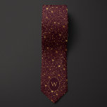 Burgundy and Gold Neuron Network Neck Tie<br><div class="desc">Illuminate your style quotient with this Burgundy and Gold Neuron Network Science Necktie. This designer necktie features a captivating pattern of interconnected neurons, symbolizing wisdom and intelligence, making it a striking statement piece. The compelling neural design depicted in contrasting hues of rich burgundy and glistening gold, captures the intricate beauty...</div>