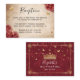 Burgundy and Gold Rose Elegant Details