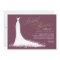 Burgundy and Gold Wedding Gown Bridal Shower