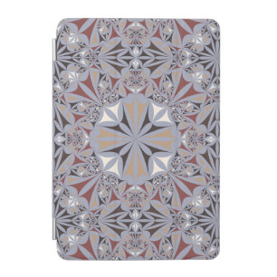 Burgundy and Grey Elegant Pattern iPad Mini Cover