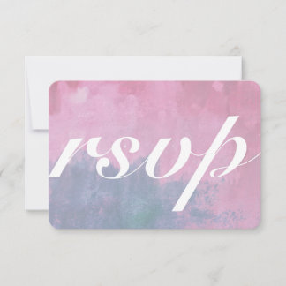 Burgundy and Navy Wedding RSVP with Meal Options Card