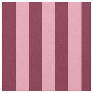 Burgundy And Pink Stripe Pattern Bold Cherry Red Fabric