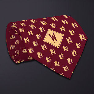 Burgundy Attorney Law Professor Neck Tie