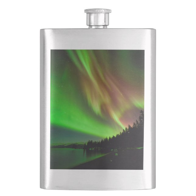 Burgundy Aurora Flask (Front)