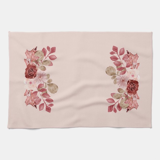 Burgundy Autumn Floral Kitchen Towel Zazzle   Burgundy Autumn Floral Kitchen Towel R7041c0e785b8488eb8920d7446c45806 2cf11 8byvr 630 