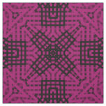 Burgundy, black and burgundy , geometric ,lace fabric