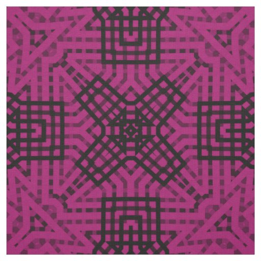 Burgundy, black and burgundy , geometric ,lace fabric