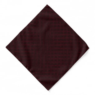 Burgundy Black Diamond Luxury Bandana