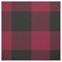 Burgundy Black XXL Buffalo Check Plaid Tartan