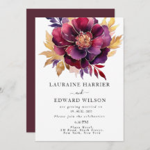 Burgundy Bliss: Elegant Floral Vine Pattern in Win