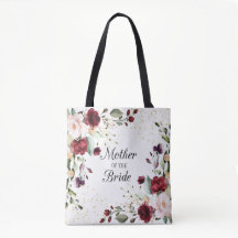 Burgundy Bliss Mother of the Bride Monogrammed