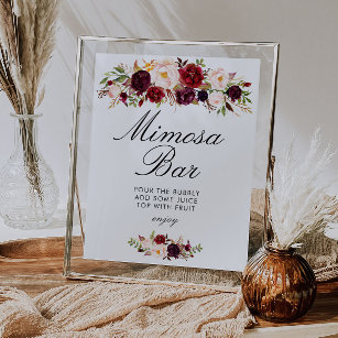 Mimosa Bar Sign (Sunflower) - Modern MOH