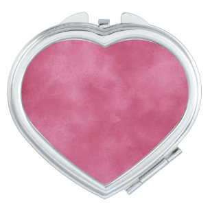 Burgundy Blush Cloud Effect Compact Mirror