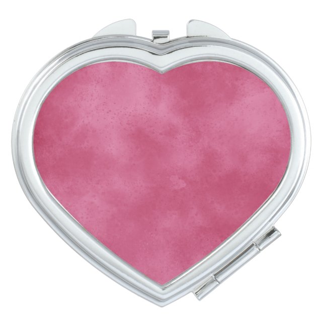Burgundy Blush  Cloud Effect  Compact Mirror (Front)