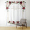 Burgundy Blush Floral Sweet Sixteen Photo Prop