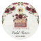 Burgundy Blush Floral Travel Bridal Shower Favors