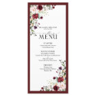 Burgundy Blush Floral Watercolor Script Wedding