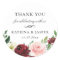 Burgundy Blush Floral Wedding Favor