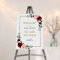 Burgundy Blush Geometric Bridal Shower Welcome