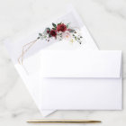 Burgundy Blush Pink Rose Boho Geometric Wedding