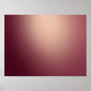 Burgundy Blush Pink Soft Gradient Abstract Poster