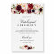 burgundy & blush pink unplugged ceremony sign