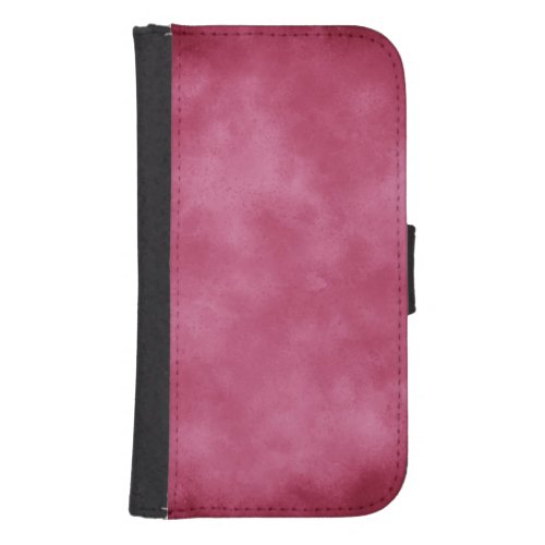 Burgundy Blush Storm Clouds Phone Wallet Case