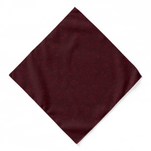Burgundy Botanical Floral Jacquard Wedding Bandana