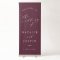 Burgundy | Chic Calligraphy Wedding Welcome