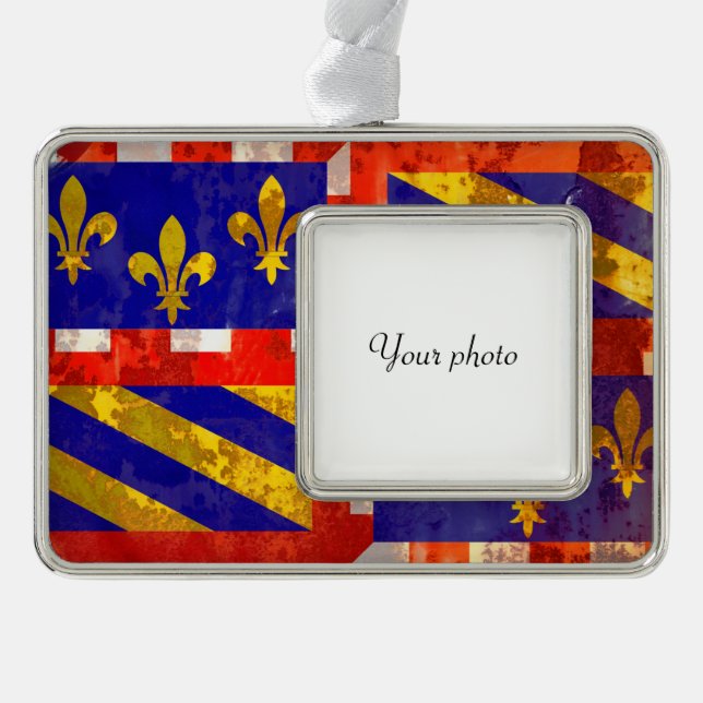 Burgundy Christmas Ornament (Front)