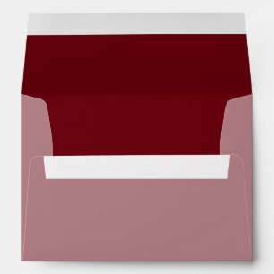 Burgundy Color Decor Background Customize it Envelope