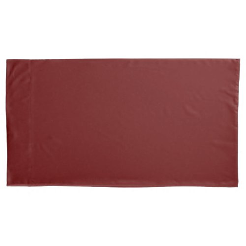 Burgundy color Easily Customize This Pillow Case