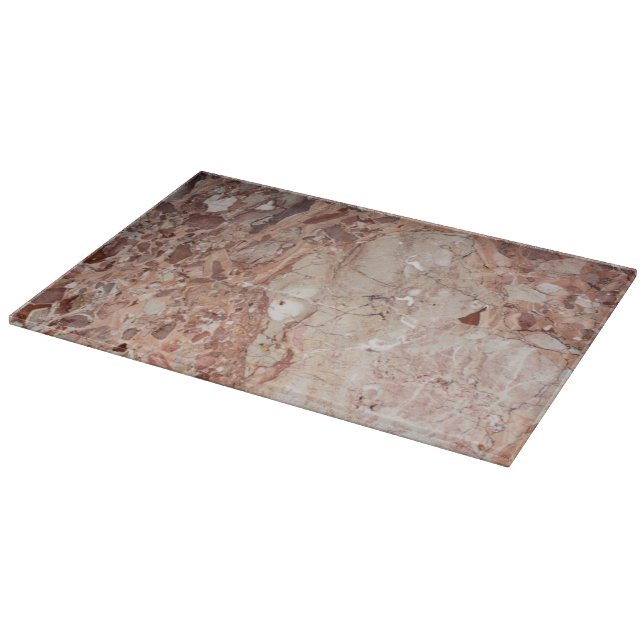 Burgundy Crimson Stoney Pebble Marble finish Cutting Board (Corner)