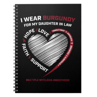 Burgundy Daughter In Law Multiple Myeloma Notebook