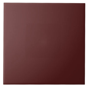 Burgundy Deep Red Custom Branded Ceramic Tile