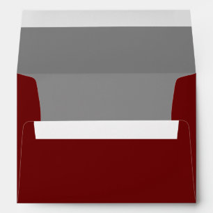 Burgundy  envelope