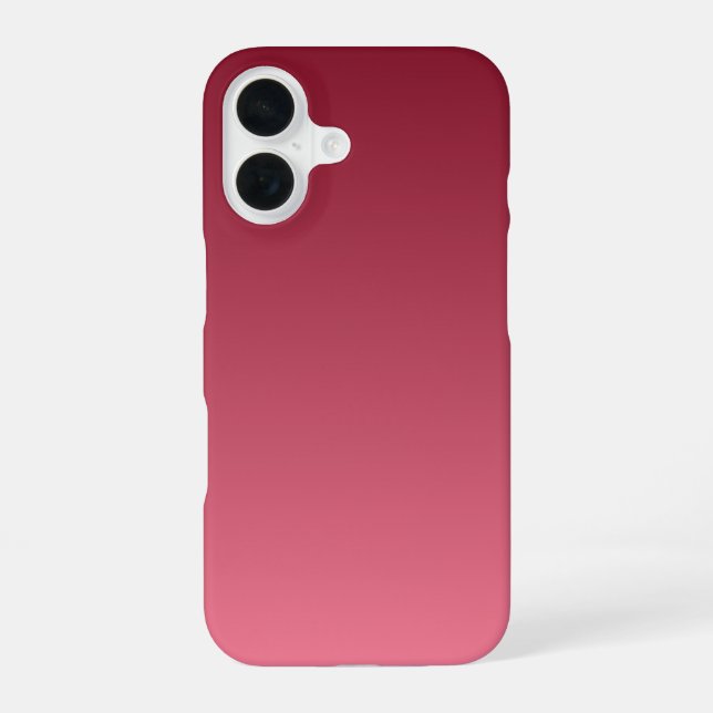 Burgundy Fade iPhone Case (Back)