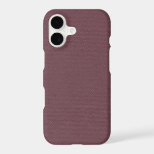 Burgundy Faux Flannel iPhone 17 Case